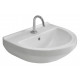 Раковина VitrA S50 5302B003 (60 см) цвет белый, полукруглая, с переливом