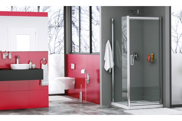 Душевой уголок Wasserkraft Salm 27I03 90x90 см квадратный, двери распашные