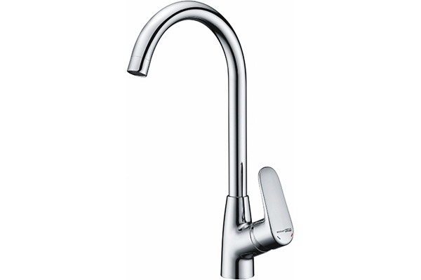 Смеситель Wasserkraft Vils 5607 для кухонной мойки однорычажный, хром