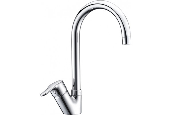 Смеситель Wasserkraft Ruhr 24407 для кухонной мойки однорычажный, хром