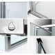 Душевой уголок Wasserkraft Salm 27I18 90x100 см прямоугольный, двери распашные