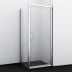 Душевой уголок Wasserkraft Salm 27I20 90x80 см прямоугольный, двери распашные