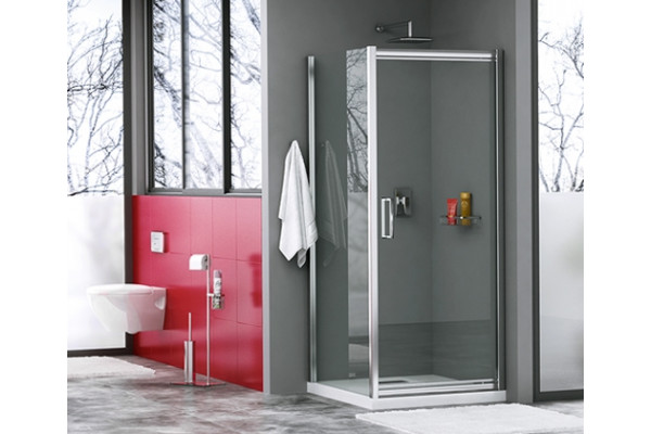 Душевой уголок Wasserkraft Salm 27I20 90x80 см прямоугольный, двери распашные