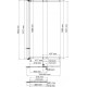 Шторка на ванну Wasserkraft Main 41S02-80 стекло прозрачное, профиль хром