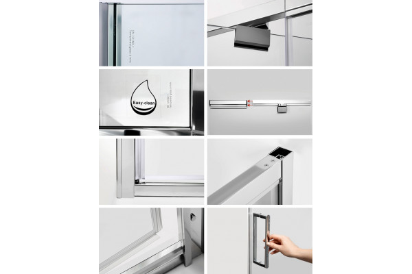 Душевой уголок Wasserkraft Berkel 48P15 110x90 см прямоугольный, двери распашные