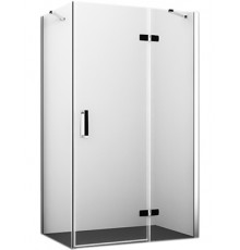Душевой уголок Wasserkraft Aller 10H06RB black matt, 120x80 см, прямоугольный, двери распашные