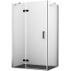 Душевой уголок Wasserkraft Aller 10H07LB black matt, 120x90 см, прямоугольный, двери распашные