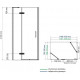 Душевой уголок Wasserkraft Aller 10H06LB black matt, 120x80 см, прямоугольный, двери распашные