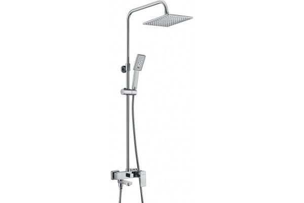 Душевая стойка Wasserkraft A17701 80/115x55,1 см, хром, 3 режима