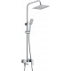 Душевая стойка Wasserkraft A17701 80/115x55,1 см, хром, 3 режима