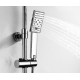 Душевая стойка Wasserkraft A17701 80/115x55,1 см, хром, 3 режима