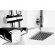 Душевая стойка Wasserkraft A17701 80/115x55,1 см, хром, 3 режима