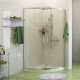 Душевой уголок Wasserkraft Main 41S23 100x100 см четверть круга, двери раздвижные