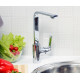 Смеситель Wasserkraft Neime 1907 для кухонной мойки однорычажный, хром