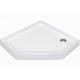 Поддон для душа Wasserkraft Isen 26T11 90x90 см пятиугольный, средний