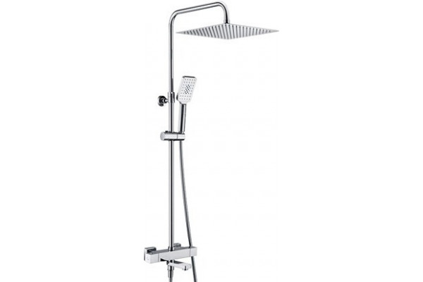 Душевая стойка Wasserkraft Exter A19901Thermo хром, штанга 115 см