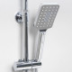 Душевая стойка Wasserkraft Exter A19901Thermo хром, штанга 115 см