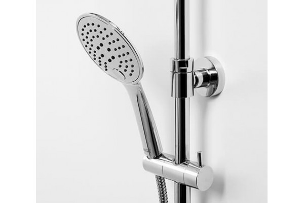 Душевая стойка Wasserkraft A15502 Thermo хром, штанга 110 см