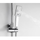 Душевая стойка Wasserkraft A17702 хром, штанга 115 см, шланг 150 см