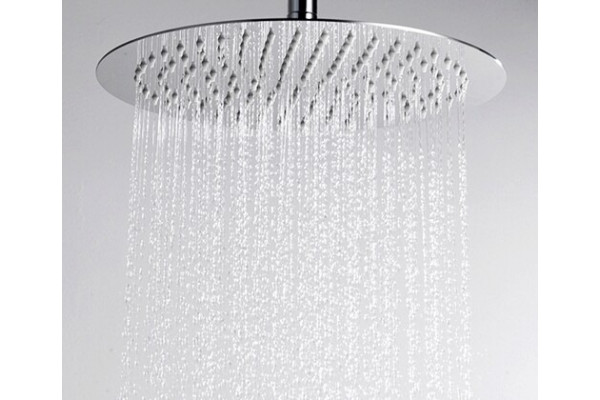 Верхний душ Wasserkraft A116 хром, размер 30 см