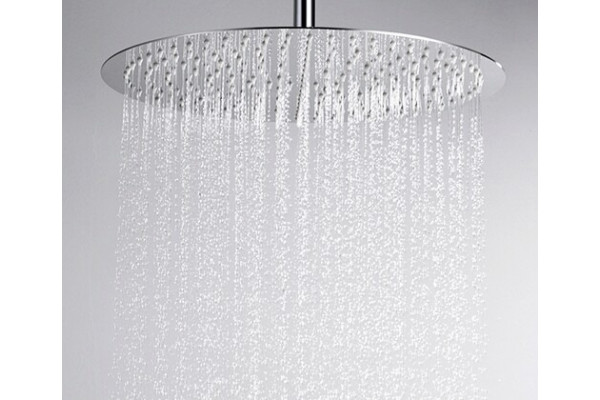 Верхний душ Wasserkraft A117 хром, размер 40 см