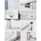 Душевой уголок Wasserkraft Berkel 48P26 120x100 см прямоугольный, двери распашные