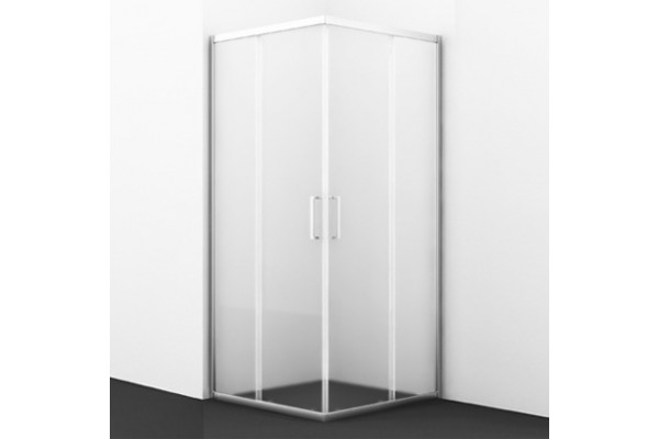 Душевой уголок Wasserkraft Main 41S03 90x90 Matt glass квадратный, двери раздвижные