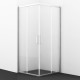 Душевой уголок Wasserkraft Main 41S03 90x90 Matt glass квадратный, двери раздвижные