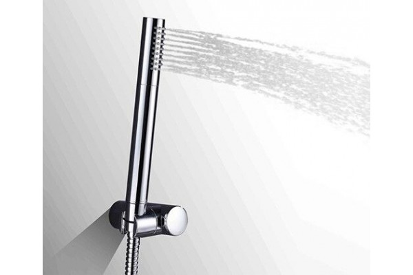 Смеситель Wasserkraft Dinkel 5821 напольный, для ванны с душем, однорычажный, хром