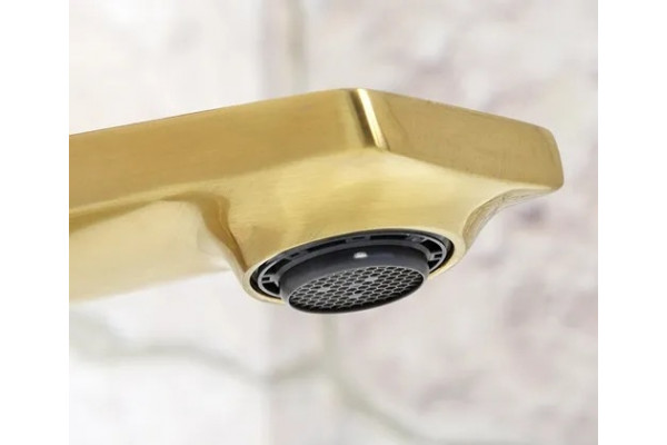 Смеситель Wasserkraft Aisch 5503 для раковины однорычажный, золото