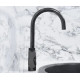 Смеситель Wasserkraft Glan 6607 для кухонной мойки однорычажный, черный
