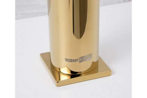 Смеситель Wasserkraft Sauer 7103Н для раковины однорычажный, золото