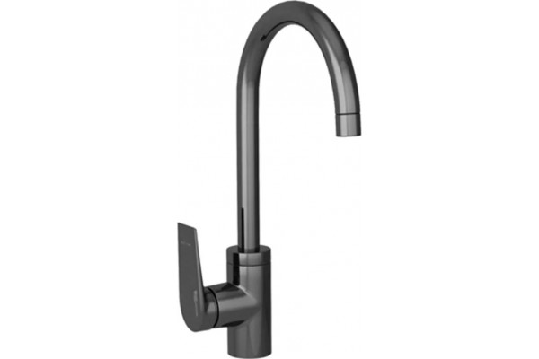 Смеситель Wasserkraft Wiese 8407 для кухонной мойки однорычажный, сталь