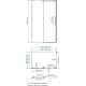 Душевой уголок Wasserkraft Dinkel 58R33 130x90 см прямоугольный, двери раздвижные