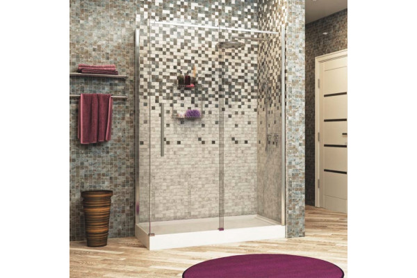 Душевой уголок Wasserkraft Dinkel 58R35 140x80 см прямоугольный, двери раздвижные