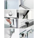 Душевой уголок Wasserkraft Dinkel 58R36 140x90 см прямоугольный, двери раздвижные