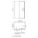 Душевой уголок Wasserkraft Alme 15R32 130x80 см прямоугольный, двери раздвижные