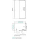 Душевой уголок Wasserkraft Alme 15R35 140x80 см прямоугольный, двери раздвижные