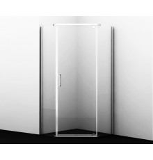 Душевой уголок Wasserkraft Leine 35P38 100x100 см двери распашные, стекло прозрачное