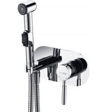 Гигиенический душ Wasserkraft Main 4138 со смесителем, С ВНУТРЕННЕЙ ЧАСТЬЮ, хром