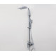 Душевая стойка Wasserkraft A16501 хром, штанга 151.1 см, шланг металлический 150 см