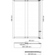 Шторка на ванну Wasserkraft Main 41S02-100 RM стекло матовое, профиль хром