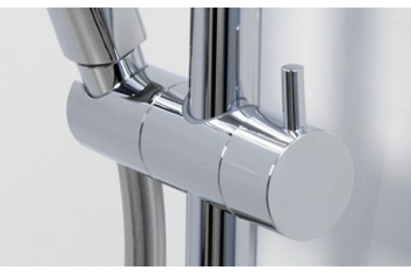Душевая стойка Wasserkraft A11301 Thermo хром, штанга 136.6 см