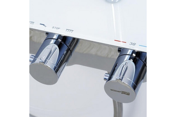 Душевая стойка Wasserkraft A11301 Thermo хром, штанга 136.6 см