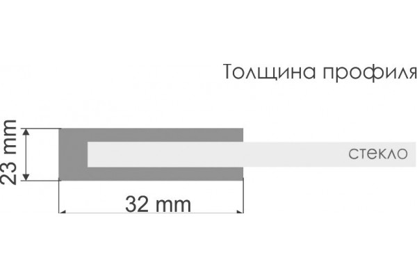 Душевой уголок Wasserkraft Main 41S34 прямоугольный, двери раздвижные, стекло прозрачное