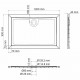 Поддон для душа Wasserkraft Salm 27T 120х90 прямоугольный, низкий