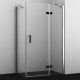 Душевой уголок Wasserkraft Aller 10H07RBLACK MATT 120x90 см прямоугольный, двери распашные