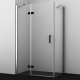 Душевой уголок Wasserkraft Aller 10H06LBLACK MATT 120x80 см прямоугольный, двери распашные