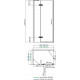 Душевой уголок Wasserkraft Aller 10H06LBLACK MATT 120x80 см прямоугольный, двери распашные