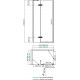 Душевой уголок Wasserkraft Aller Black 10H07LBLACK 120x90 см прямоугольный, двери распашные
